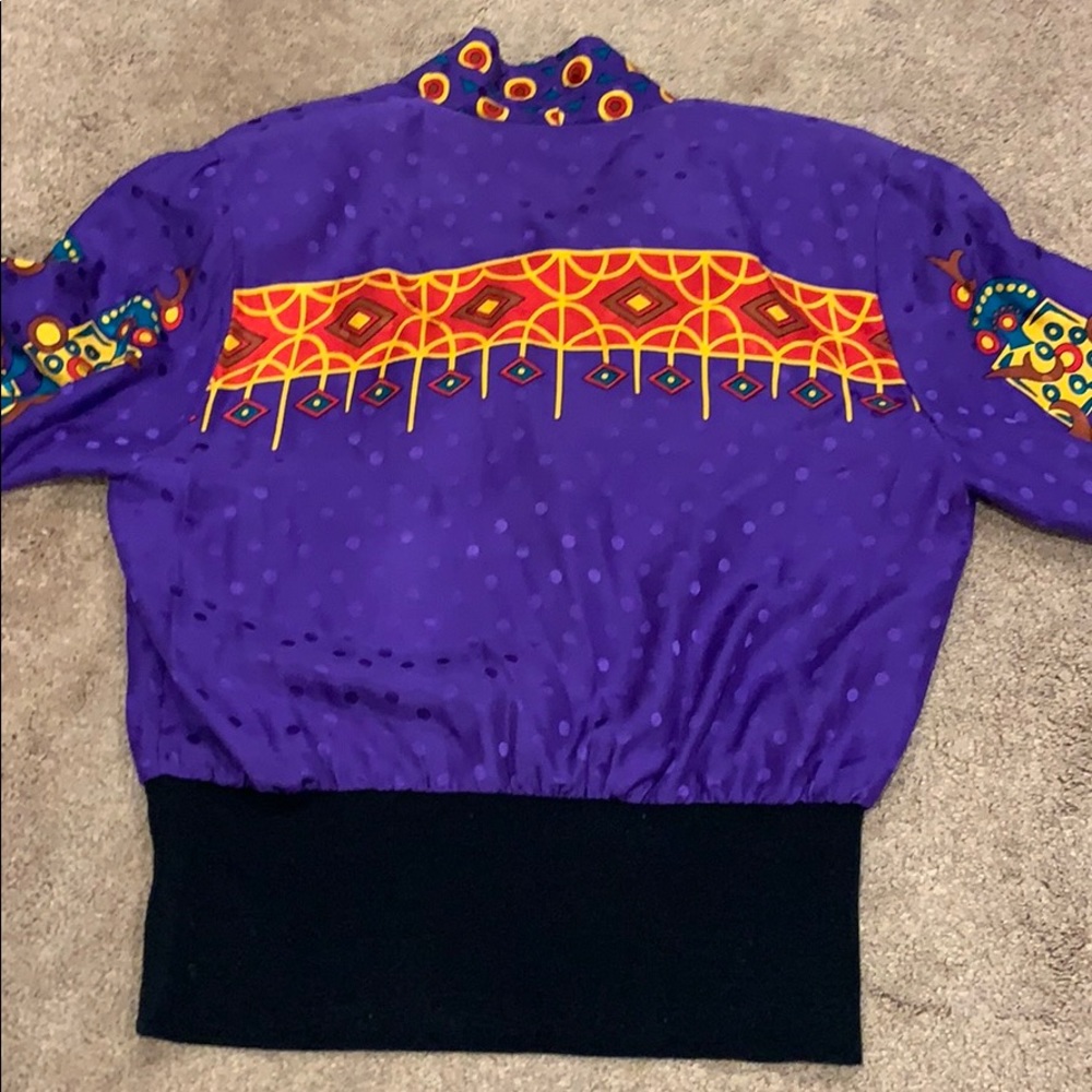 Vintage Lauren Alexandra silk blouse - Picture 3 of 3